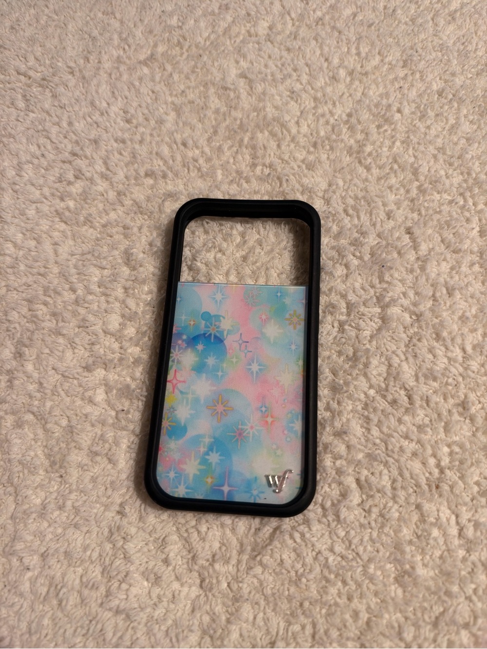 iPhone 17 Pro Wildflower Pastel Star Burst Phone Case - Pink & Blue